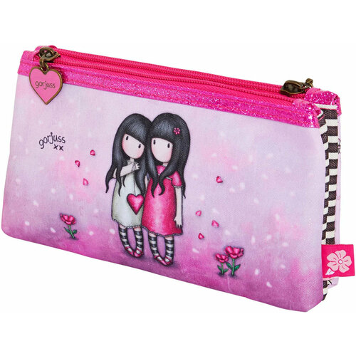 Пенал двойной Gorjuss Sparkle & Bloom You Can Have Mine Санторо для девочек