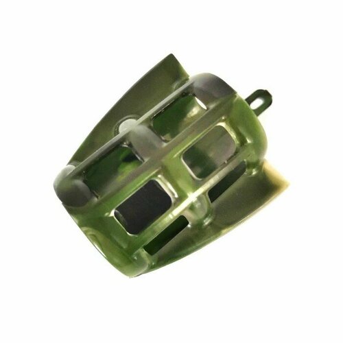 фото X-feeder груз-кормушка пластиковая x-feeder pl camo river mix m, цвет камо, 120 г, 40 мл
