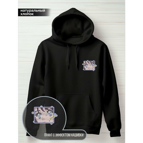 фото Худи hypnotica, размер m, черный