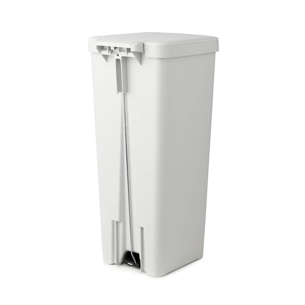 Мусорный бак с педалью 40 л Brabantia StepUp светло-серый - фото №6