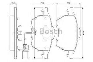 Тормозные колодки Bosch - фото №20