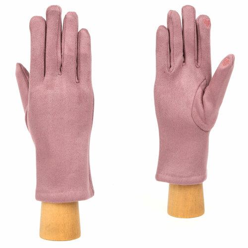 фото Перчатки fabretti, демисезон/зима, утепленные, сенсорные, размер 7, розовый