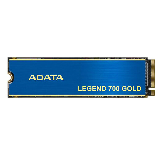 Твердотельный накопитель/ ADATA SSD LEGEND 700 GOLD, 512GB, M.2(22x80mm), NVMe 1.4, PCIe 3.0 x4, 3D NAND, R/W 2000/1600M