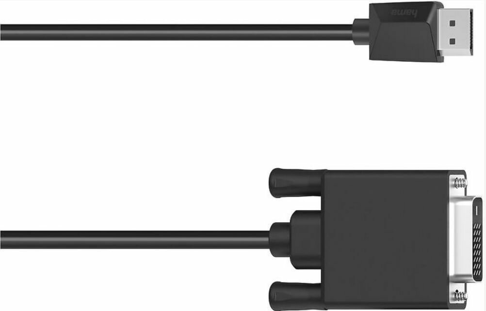 Кабель Hama H-200713 DVI-D Dual Link (m)/DisplayPort (m) 1.5м. (00200713) - фото №4