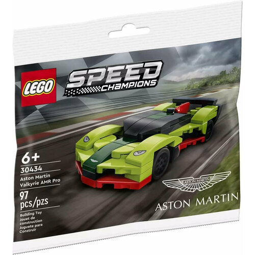 LEGO Speed Champions 30434 Астон Мартин конструктор lego speed champions polybag aston martin valkyrie amr pro 97 деталей 30434