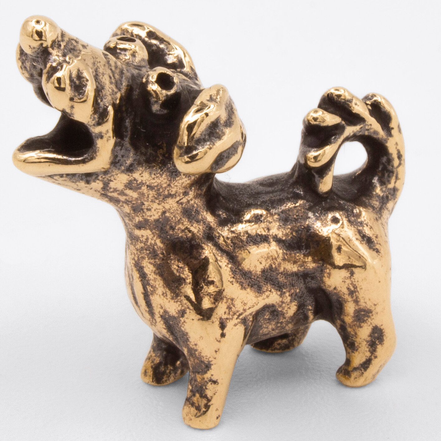фото Собачка Двортерьер Фигурка Авторская Бронза Рязанская литейная мастерская
