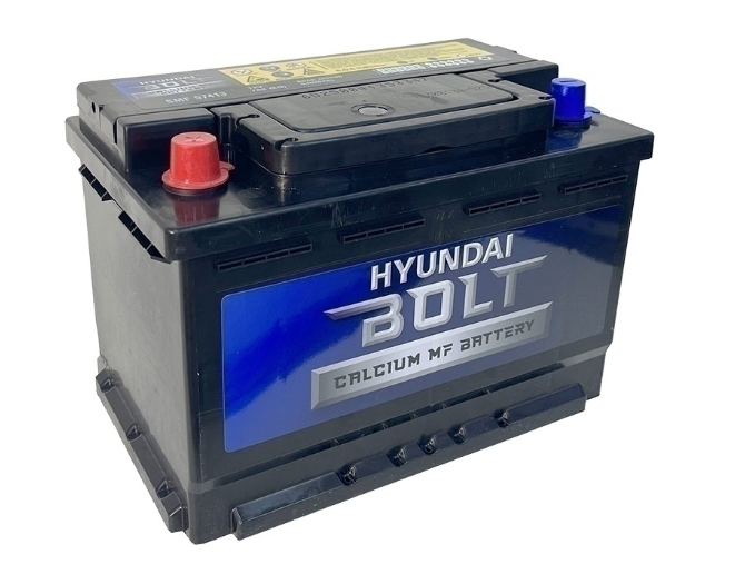 Аккумулятор автомобильный HYUNDAI Bolt SMF57413 80Ah 780A ПП (278x175x190) L3 278x175x190