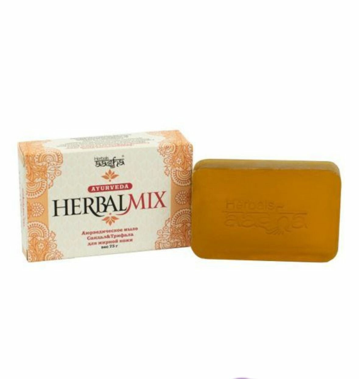 Мыло Synaa Herbalmix Сандал и Трифала 75г - фото №6