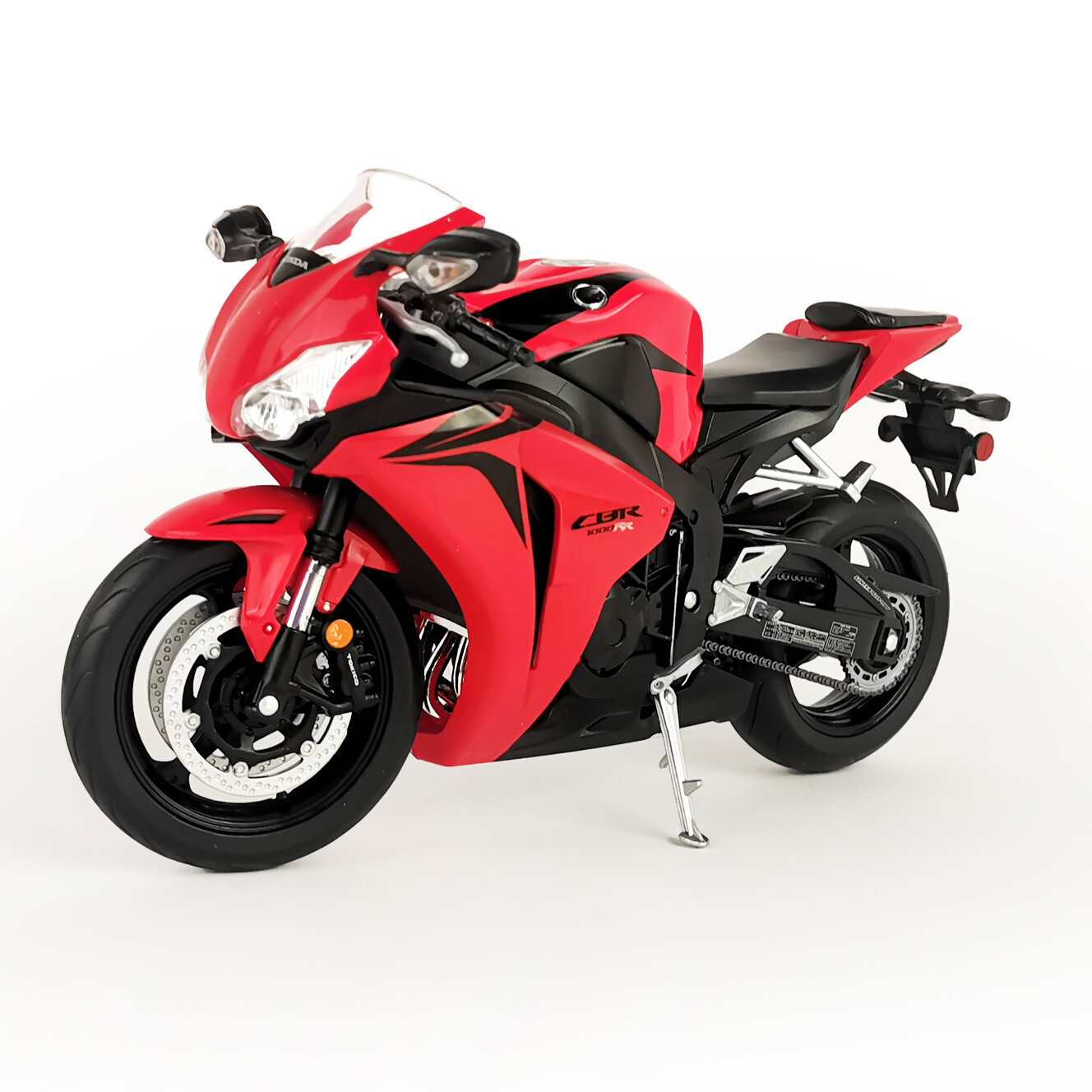 Мотоцикл Welly 1:10 Honda CBR 1000 RR 2009 красный - фото №5