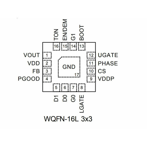 Микросхема RT8208BGQW FG=