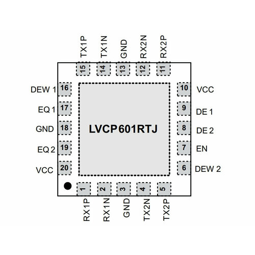 Микросхема SN75LVCP601RTJT