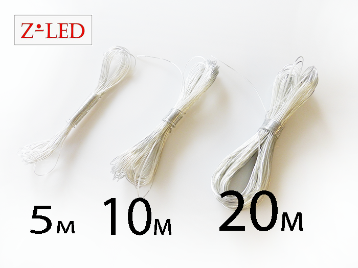 фото Прозрачный кабель 1x0,2 мм² 20м