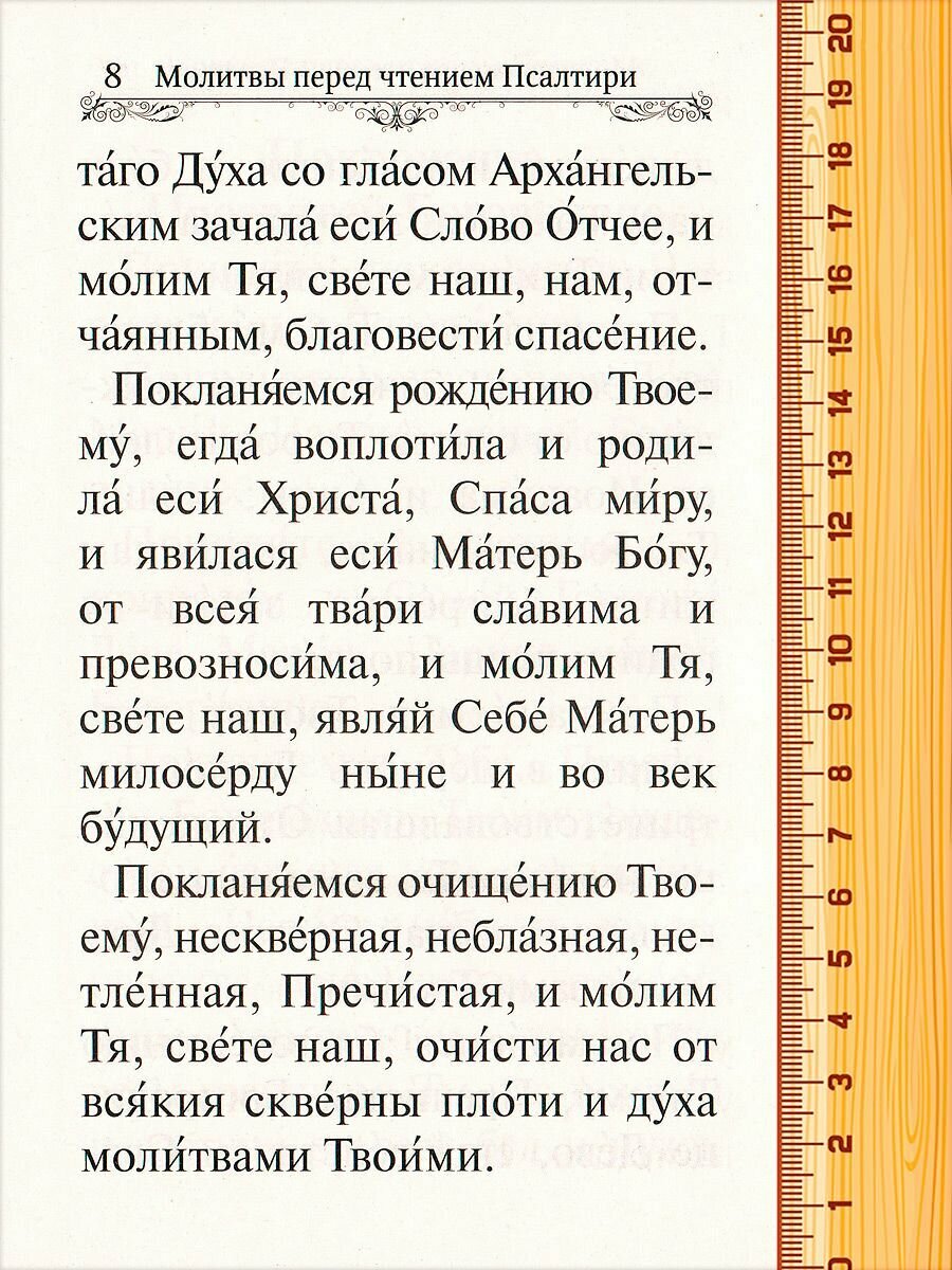 Псалтирь Пресвятой Богородице. Крупный шрифт - фото №5