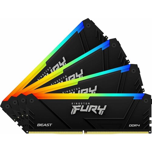 Оперативная память KINGSTON FURY Beast RGB DIMM DDR4 64GB 2x16G 21454₽