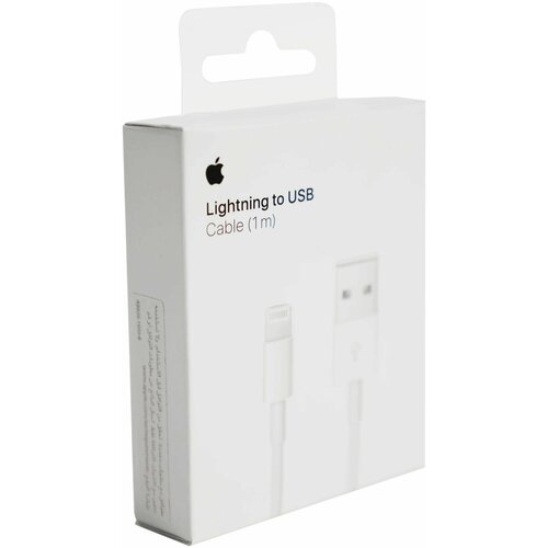 Кабель для мобильных устройств Apple Lightning/USB 2.0 Type-A, 1 м, белый