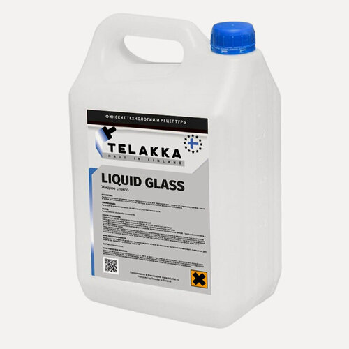 Изображение товара Жидкое стекло для бетона, гидроизоляция фундамента, гидроизоляция подвала и цоколя TELAKKA LIQUID GLASS 13 кг