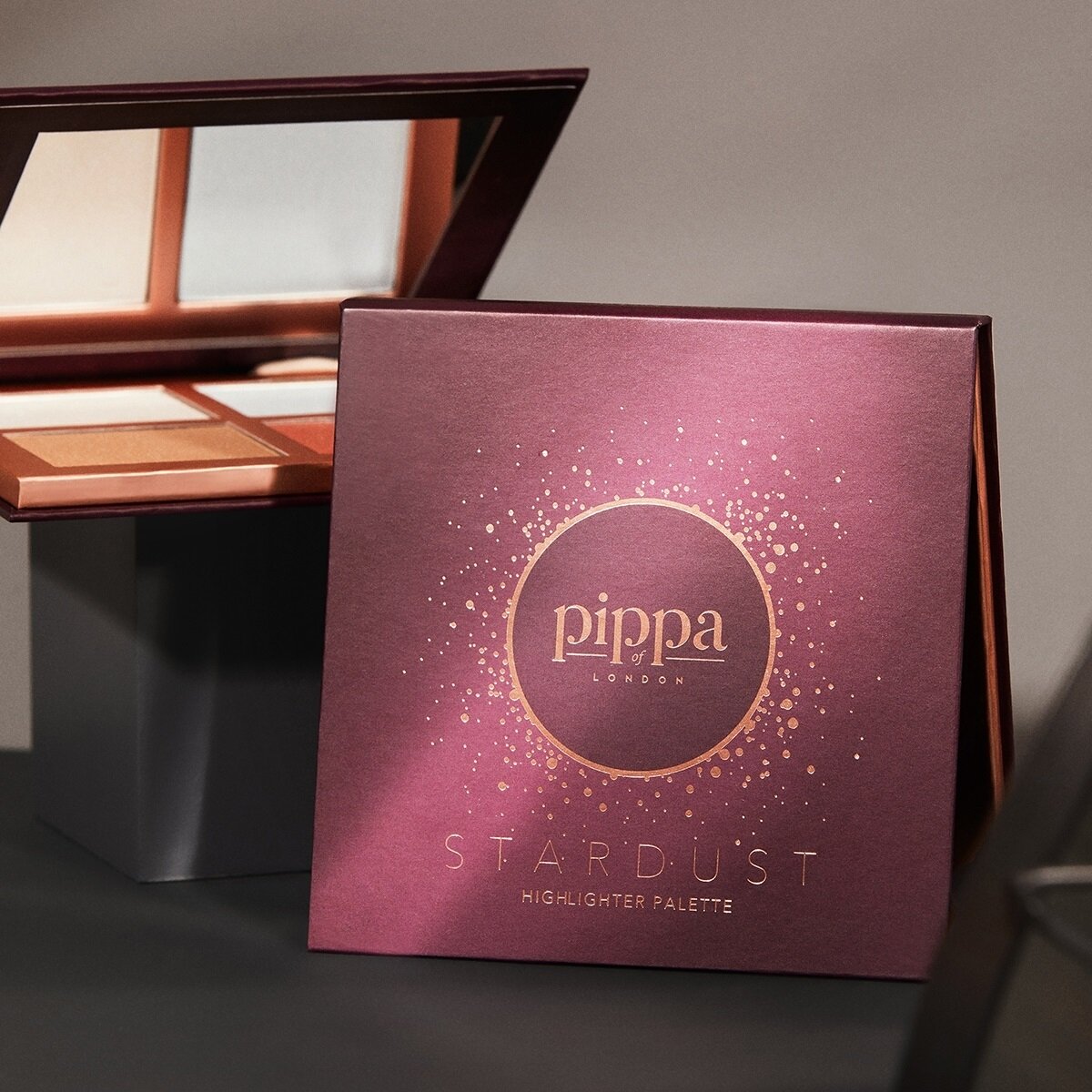 PIPPA OF LONDON Stardust Highlighter Palette Палетка хайлайтеров, 4 x 9 г, 382