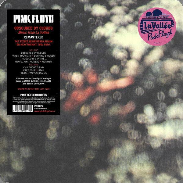 Виниловая пластинка Pink Floyd. Obscured By Clouds (Music From La Vallee) (LP, Remastered, Stereo)