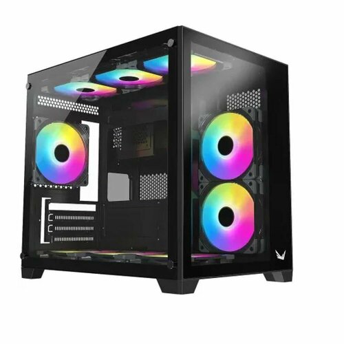 Корпус Formula белый без БП mATX 11x120mm 2xUSB2.0 1xUSB3.0 audio bott PSU корпус cooler master masterbox q300l белый без бп matx 4x120mm 1x140mm 2xusb3 0 audio bott psu