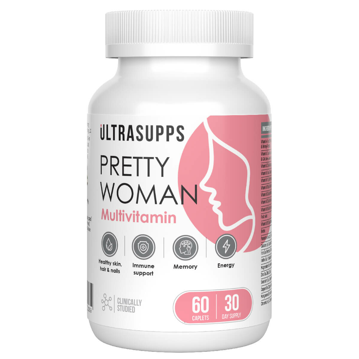 Мультивитамины для женщин, 60 таблеток, Ultrasupps