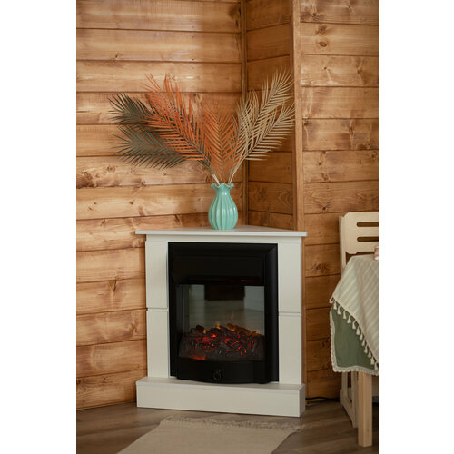 Камин электрический Fobos с угловым порталом VITAMIN пульт ДУ звуковой эффект 766х40х788 32130₽