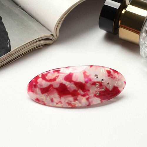 Заколка-автомат для волос Адель блеск 6 см 253₽