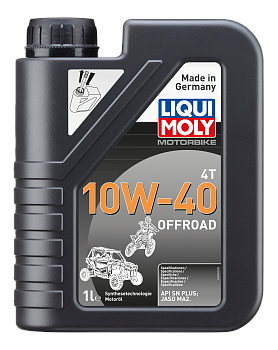 Полусинтетическое моторное масло LIQUI MOLY Motorbike 4T Offroad 15W-50, 1 л, 1 шт.