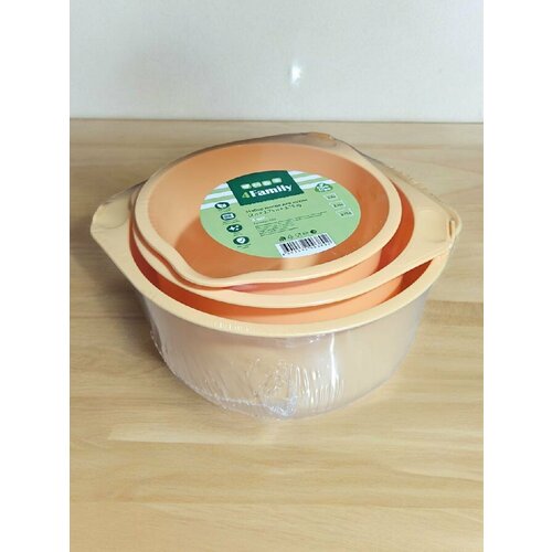 Набор мисок для кухни 2л, 2,75л, 3,75л, 3 штуки, С380