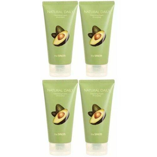 the saem набор пенок natural daily cleansing foam pomegranate set 150мл 2 The Saem Набор пенок Natural Daily Cleansing Foam Avocado Set 2, 2 шт.