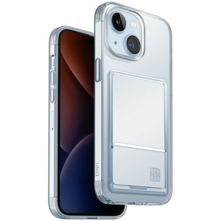 Защитный чехол Uniq Air Fender ID для iPhone 15 Clear