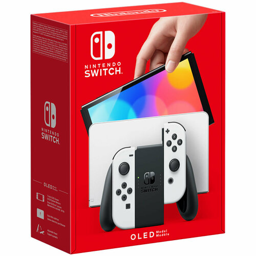 Игровая приставка Nintendo Switch OLED белая 31000₽
