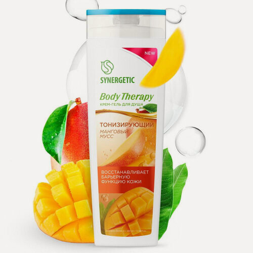 Изображение товара Крем-гель для душа Synergetic Body Therapy Манговый мусс, 380 мл