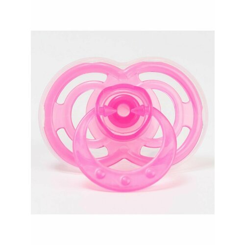 Соска-пустышка ортодонтическая от 6 мес с колп Бантик 364₽