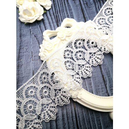 Кружево белое 6 см отрез 3 метра 520₽