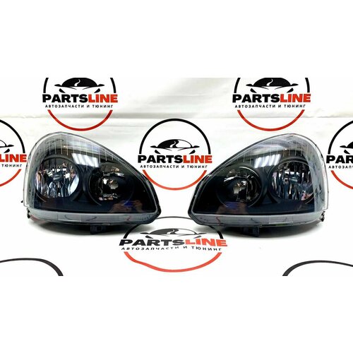 Фары передние на Лада Приора Приора седан универсал хэтчбек черная маска комплект 15325₽