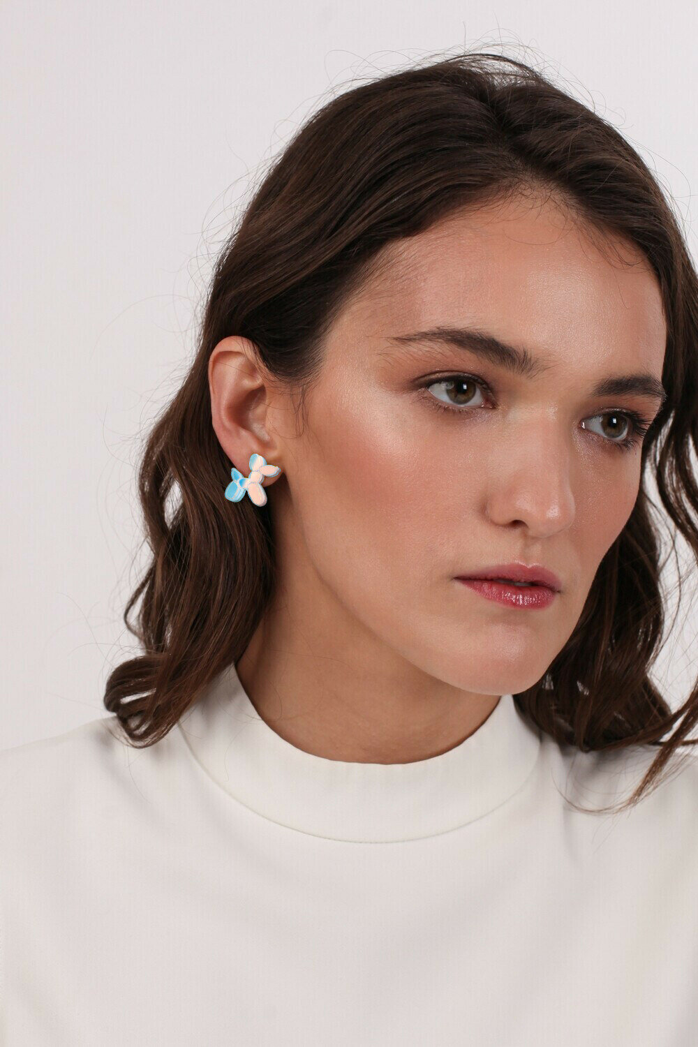 Серьги пусеты MONOLAMA, мультиколор — фото 1