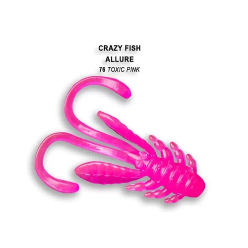 Силиконовая приманка мягкая съедобная Crazy Fish Allure 1.6