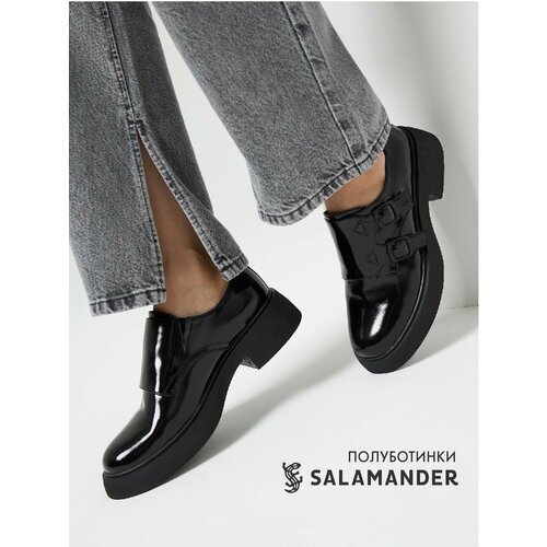 фото Полуботинки дерби salamander, размер 36, черный