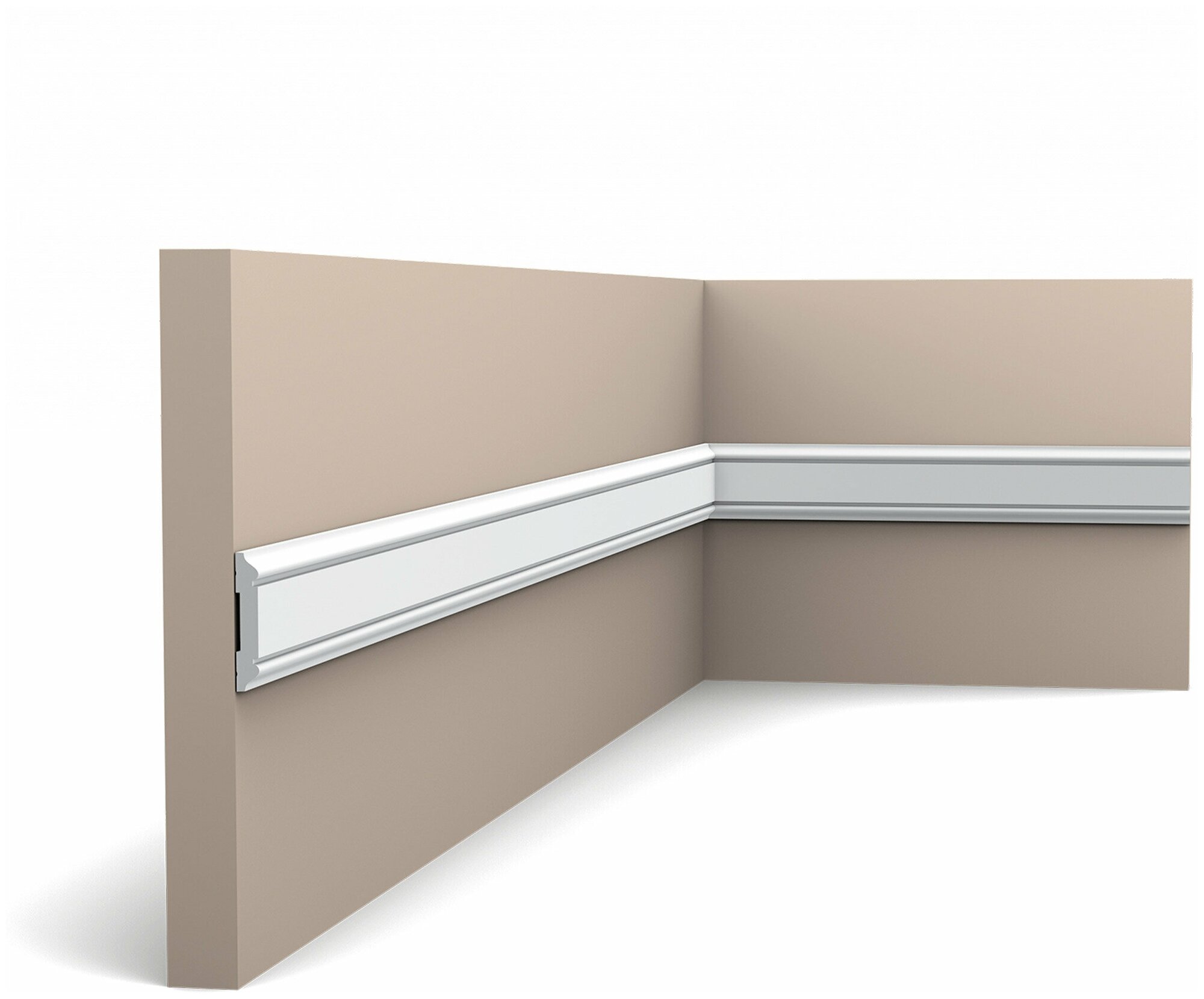 Молдинг Orac Decor PX144 - 47х08х200 см белый под покраску 1 шт