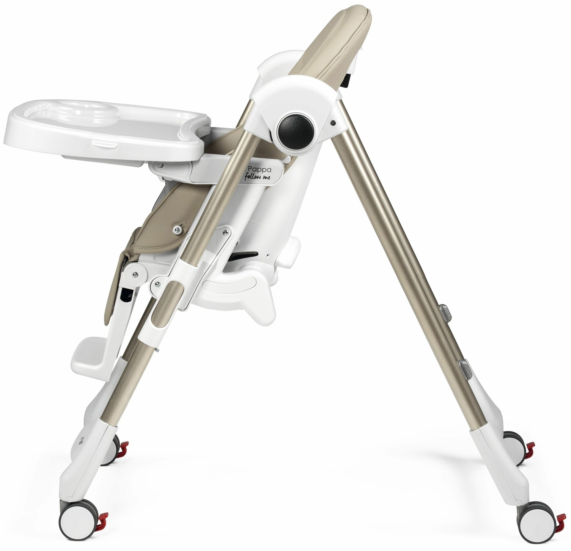 Стульчик для кормления Peg-Perego Prima Pappa Follow Me экокожа — фото 1