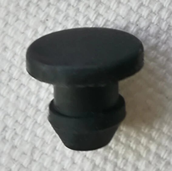 Силиконовые заглушки для отверстий 2.5/3/3.5/4 мм, Black, 2.5mm, 10pcs