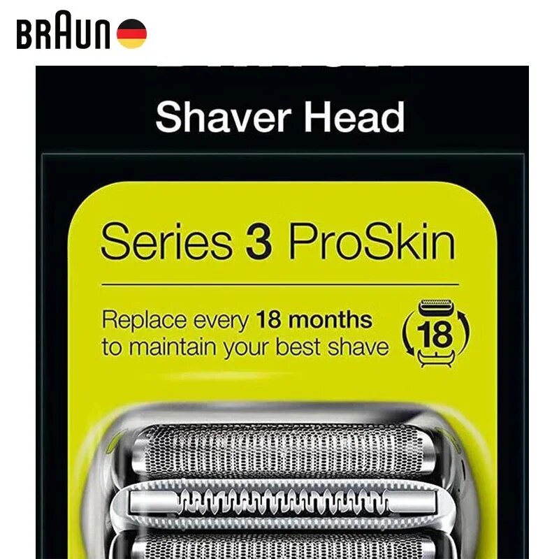Насадка для электробритв Braun Series 3 21B, нержавеющая сталь