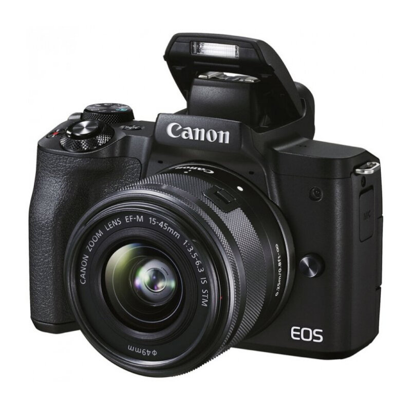 Цифровая фотокамера Canon EOS M50 Mark II Kit EF-M 15-45mm f/3.5-6.3 IS STM — фото 1