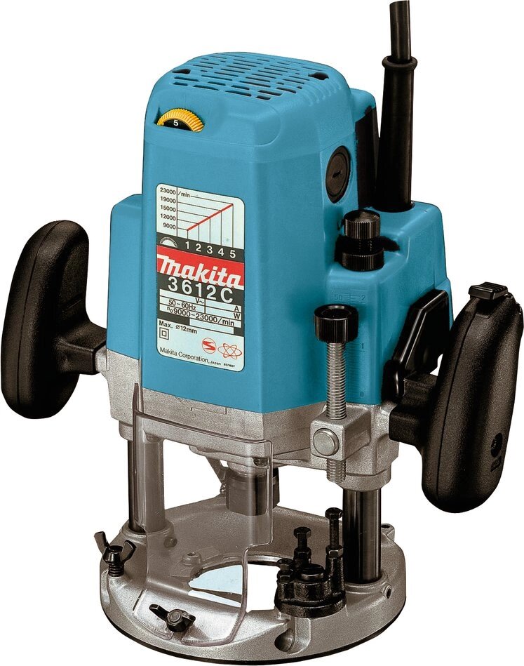 Фрезер Makita 3612C 1850Вт 23000об/мин макс. ход:60мм