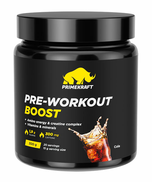 Предтренировочный комплекс Pre-workout Boost Prime Kraft 300 г (Кола)