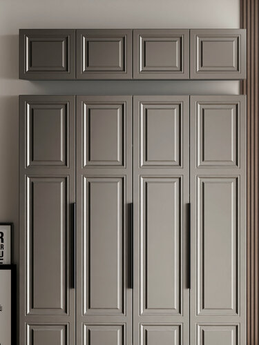 Изображение товара LAERA Антресоль на шкаф распашная 160х52х50 капри глиняно-серая