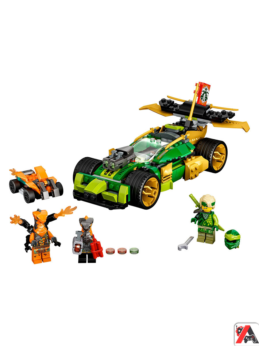 Конструктор Ниндзяго Гоночный автомобиль ЭВО Ллойда — фото 1