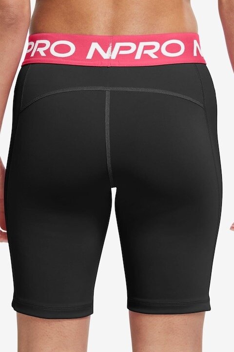 Шорты NIKE Pro 365, размер XS, черный/розовый — фото 1