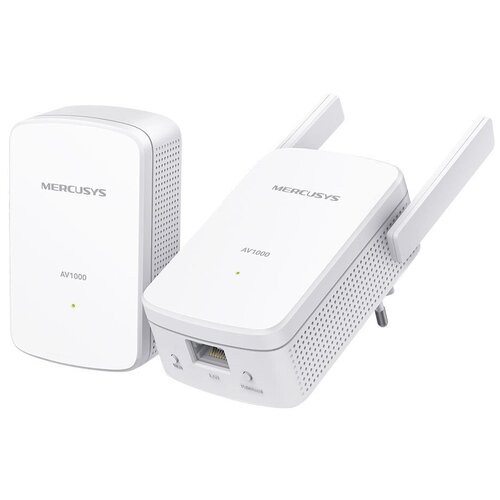 Сетевой адаптер Powerline Mercusys MP510 KIT N300 Gigabit Ethernet ант. внеш. несъем. 2ант. упак.2шт