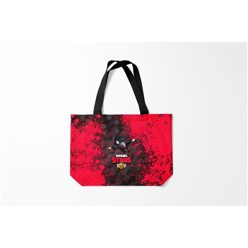 фото Сумка-шоппер / 46х35 см / геймерам / brawl stars crow burnettie